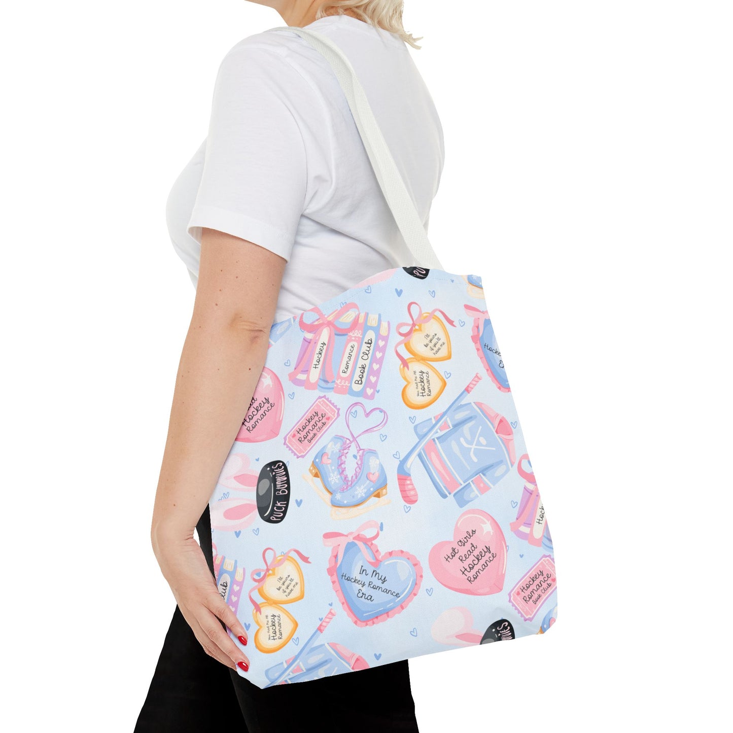 Cute Hockey Romance Tote Bag | Hockey Romance Books