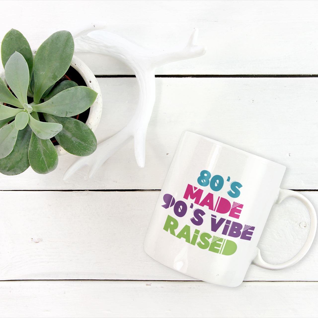 80's Made 90's Vibe Raised Mug
