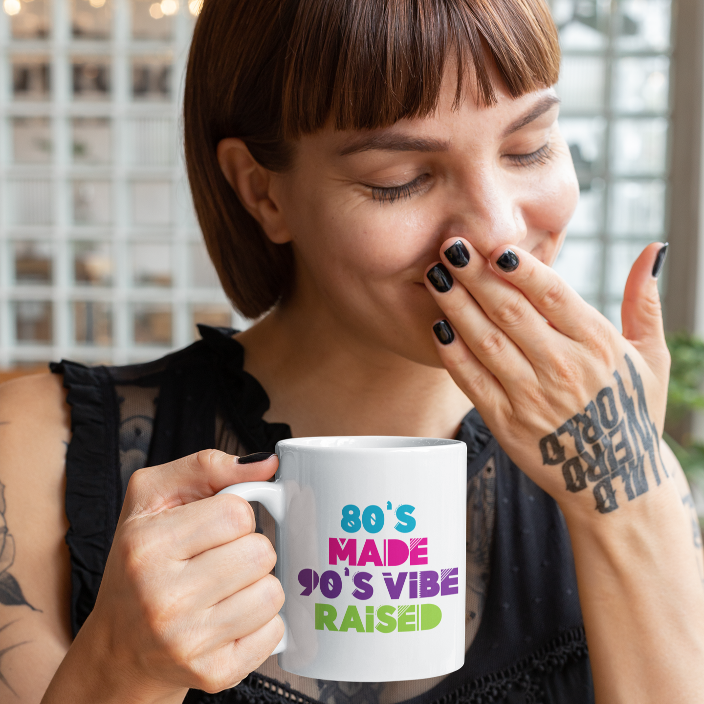 80's Made 90's Vibe Raised Mug