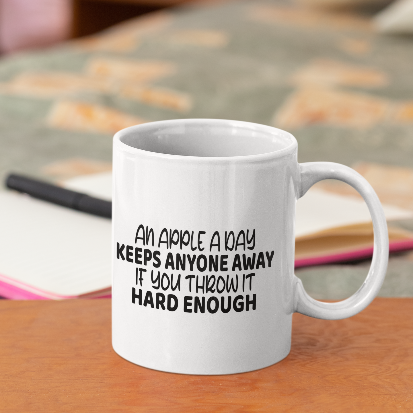 An Apple A Day Keeps Anyone Away Mug