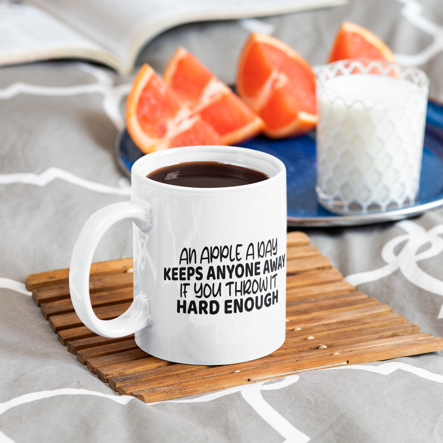 An Apple A Day Keeps Anyone Away Mug