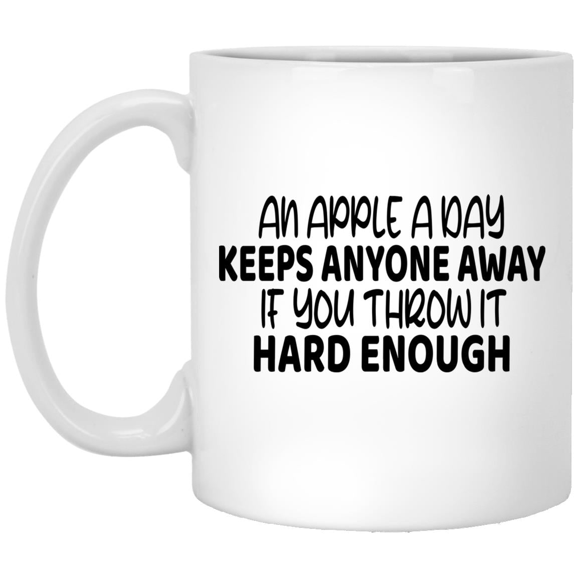 An Apple A Day Keeps Anyone Away Mug