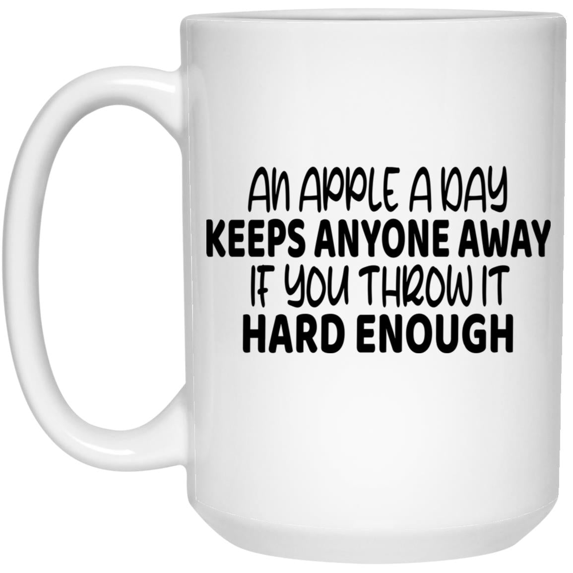 An Apple A Day Keeps Anyone Away Mug
