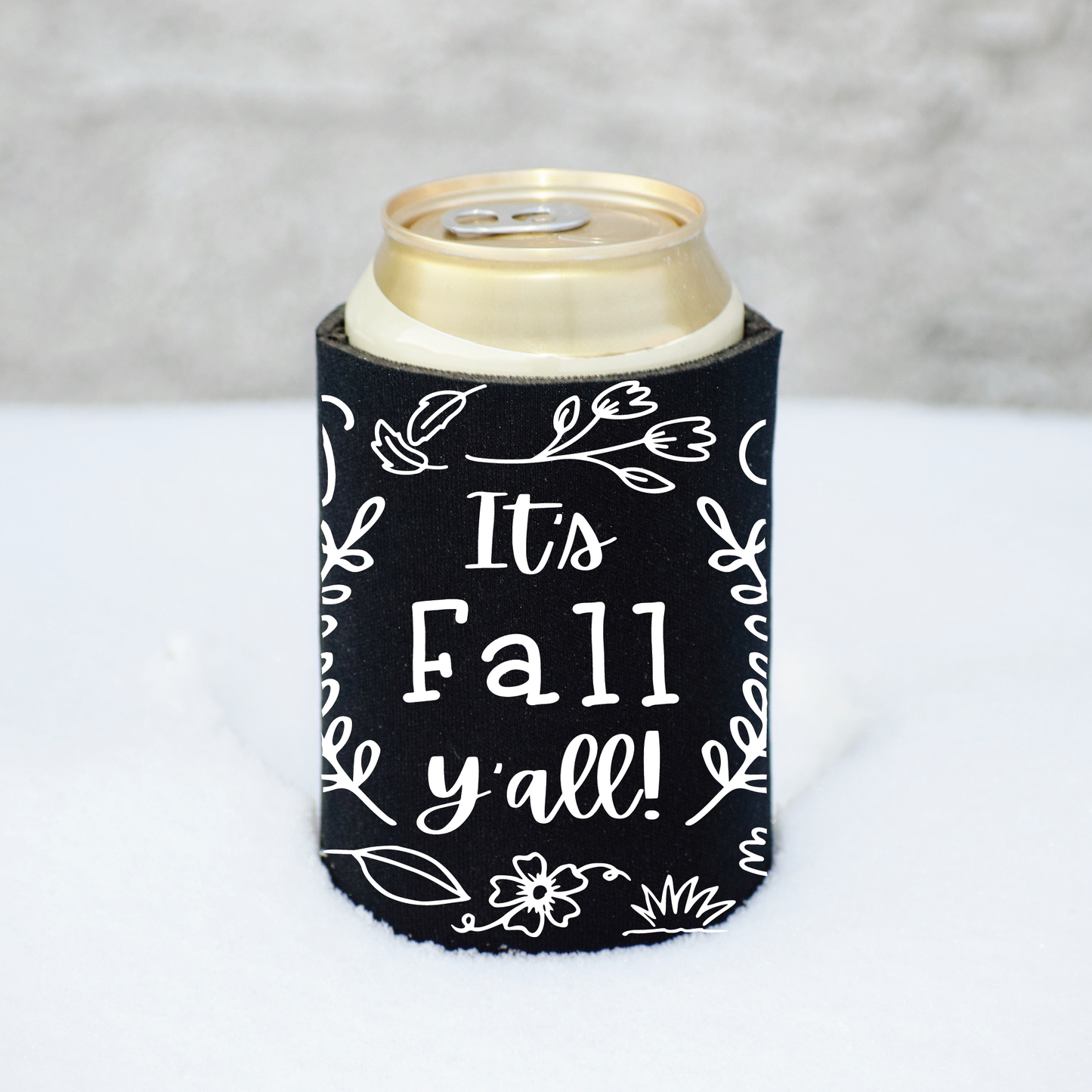 It's Fall Y'all Glass Can Wrap SVG