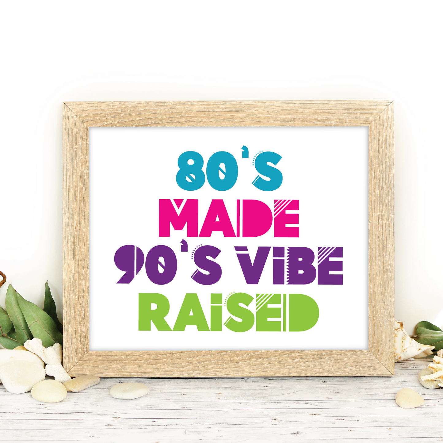 80's Made 90's Vibe Raised SVG