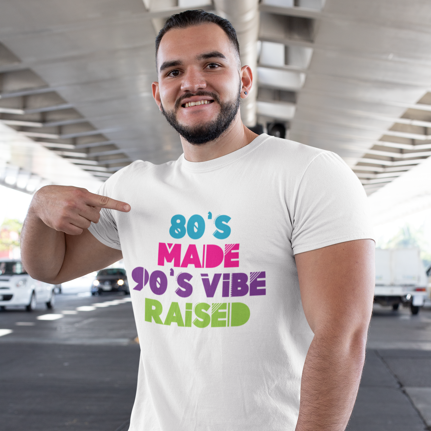 80's Made 90's Vibe Raised Shirt