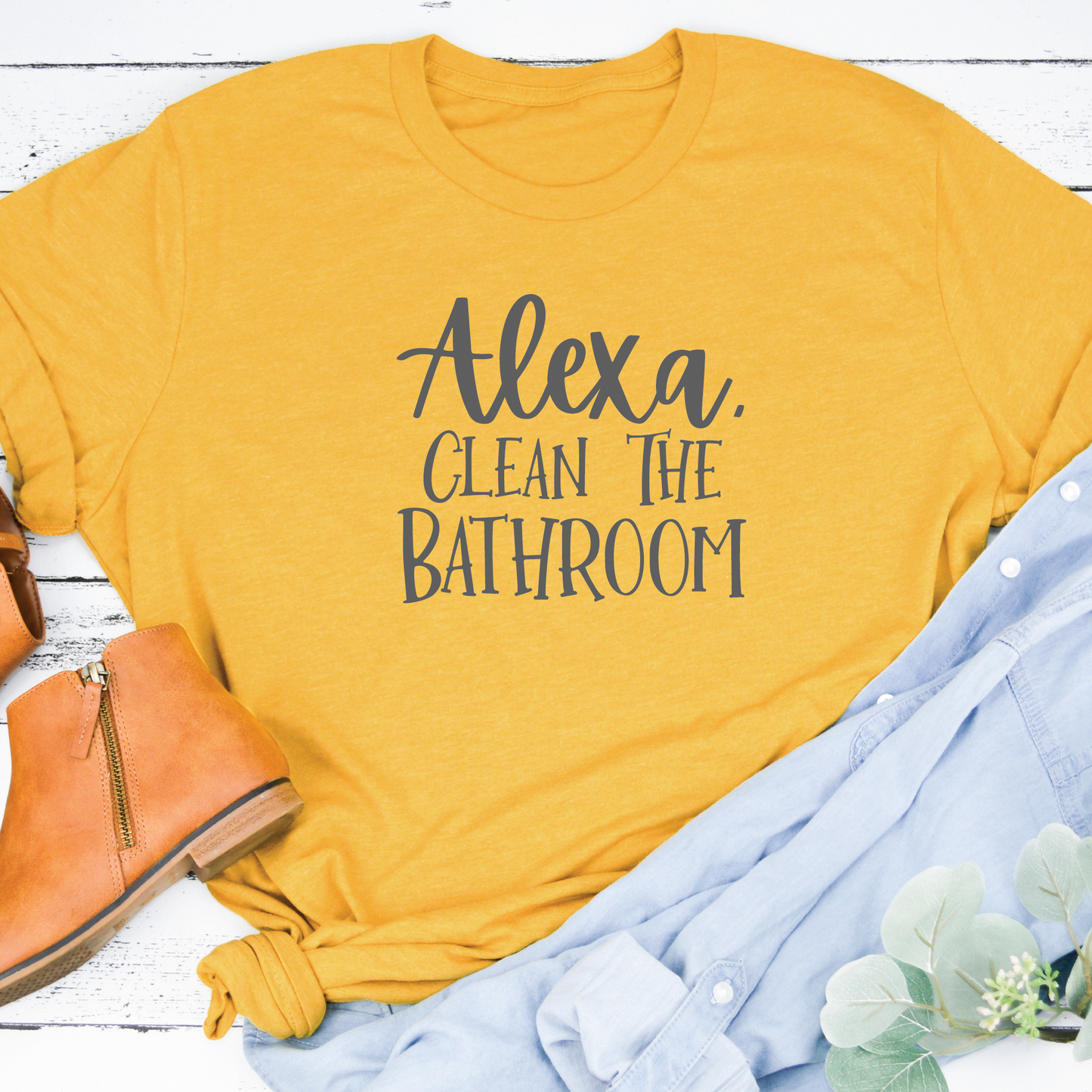 Alexa Clean The Bathroom SVG