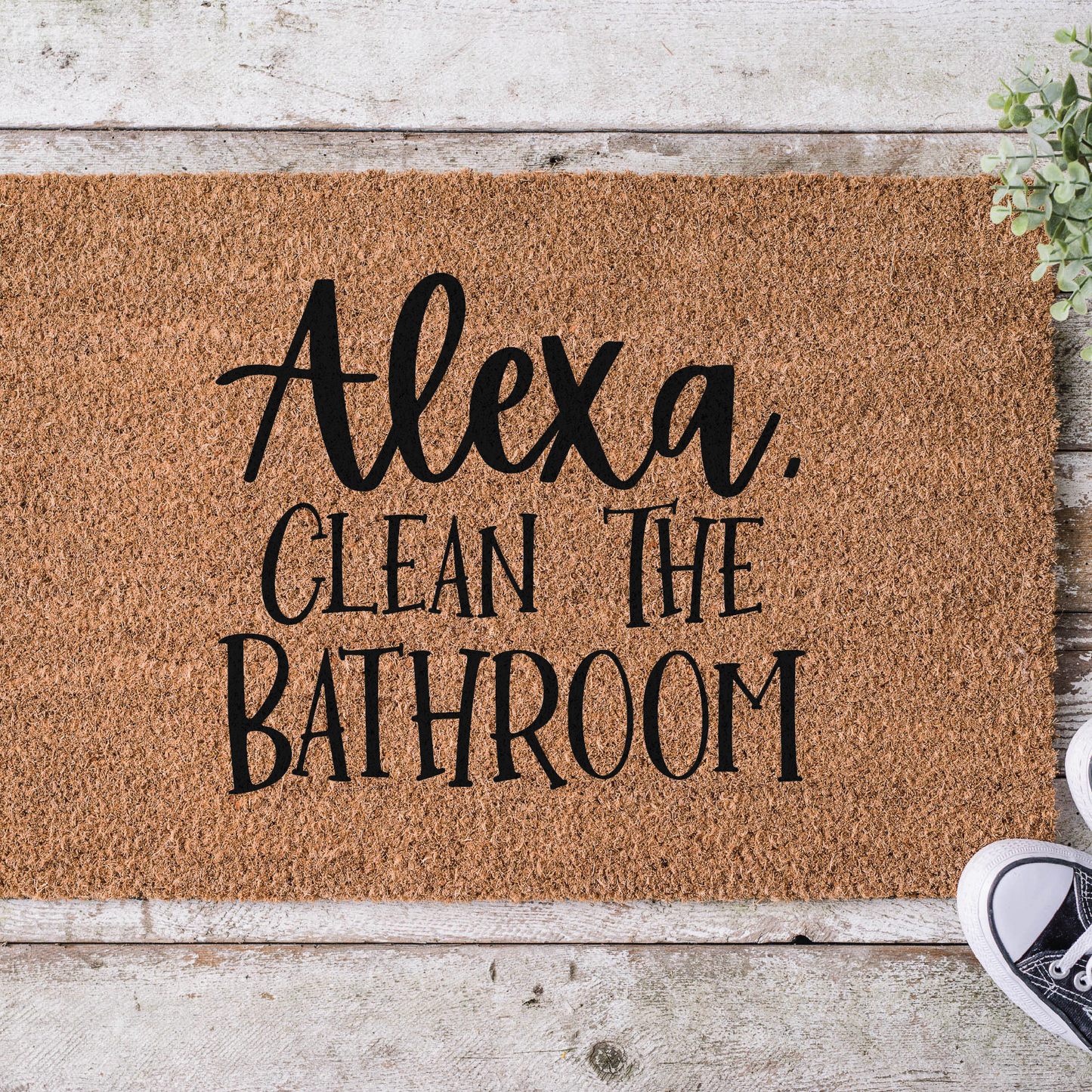 Alexa Clean The Bathroom SVG