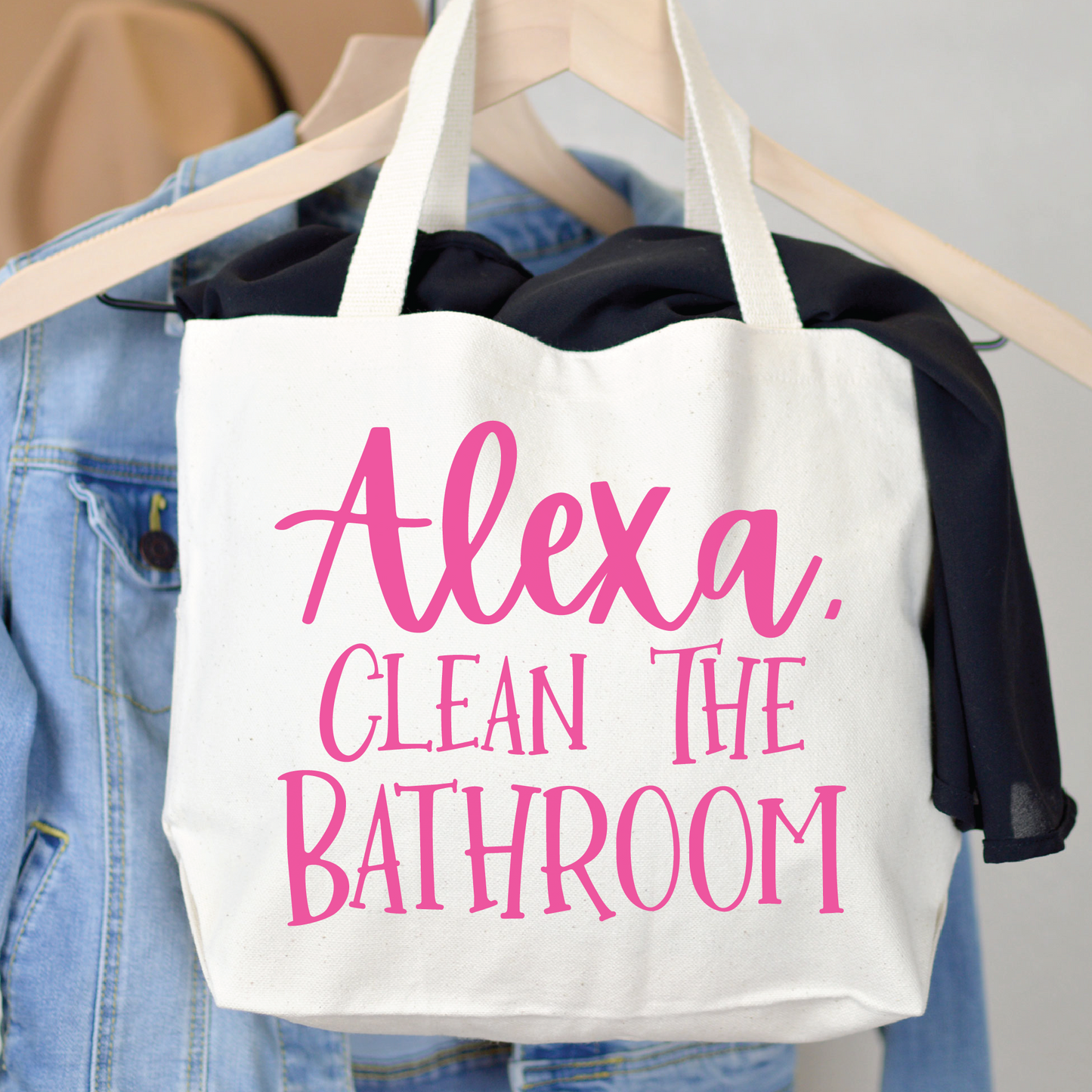 Alexa Clean The Bathroom SVG