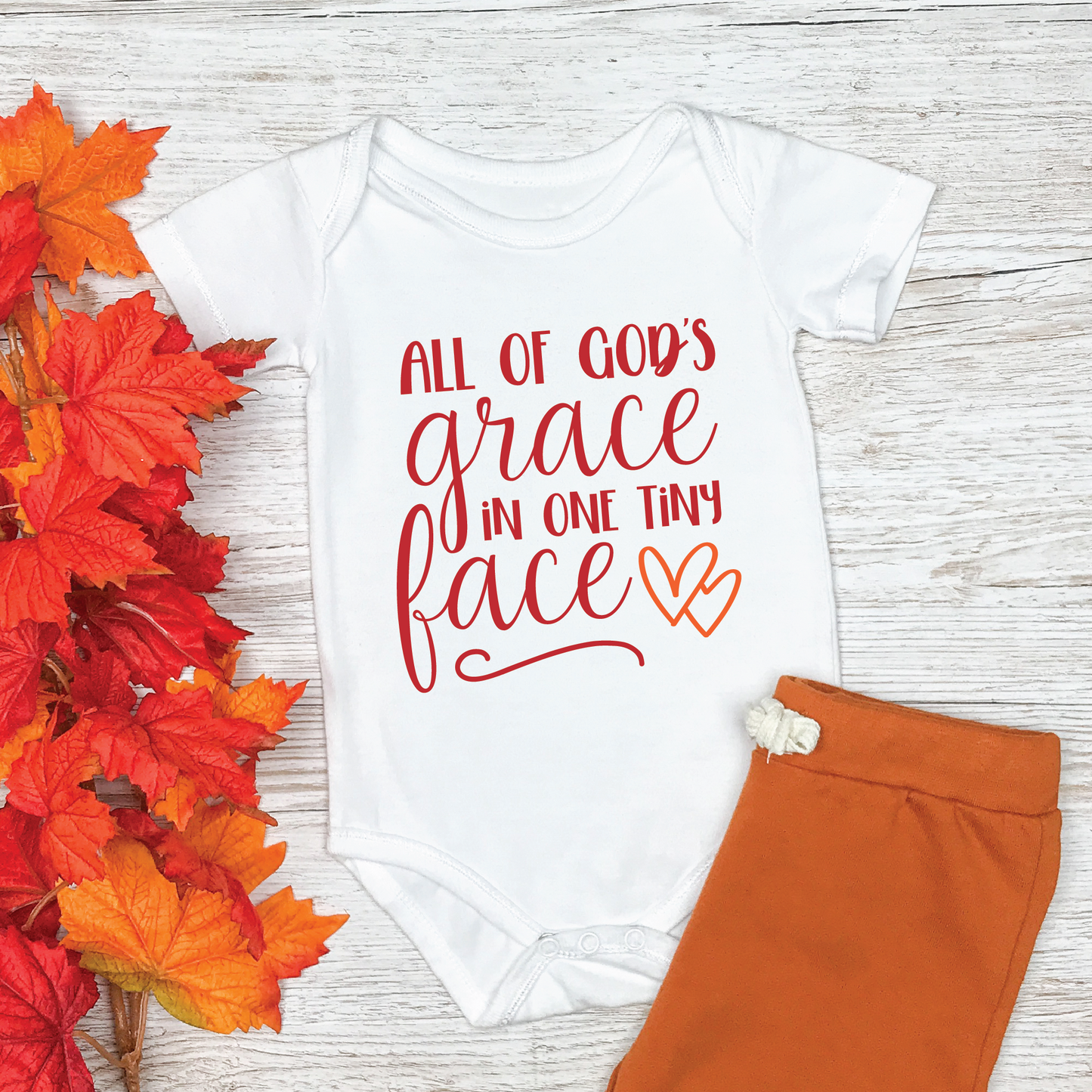All of God's Grace In One Tiny Face SVG