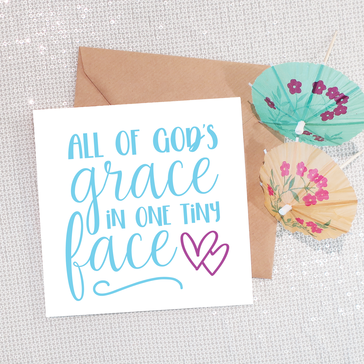 All of God's Grace In One Tiny Face SVG