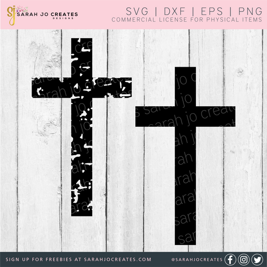 Cross Duo Straight SVG