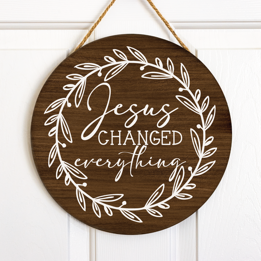 Jesus Changed Everything SVG