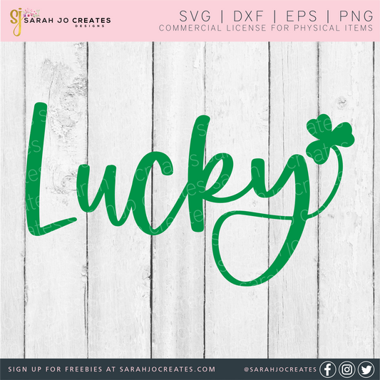 Lucky Shamrock SVG