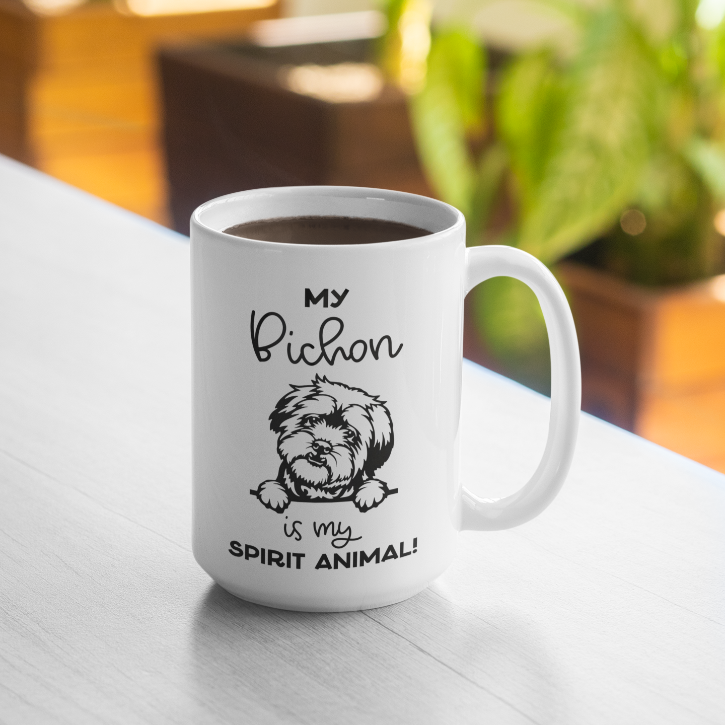 My Bichon Is My Spirit Animal Mug