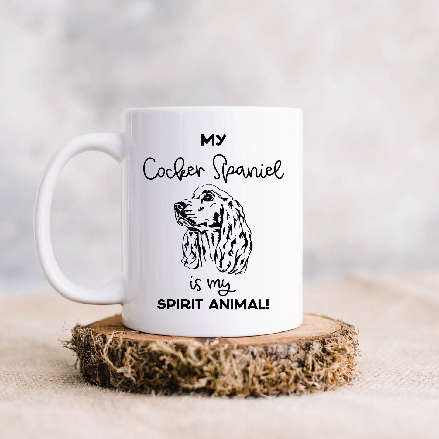 My Cocker Spaniel Is My Spirit Animal Mug