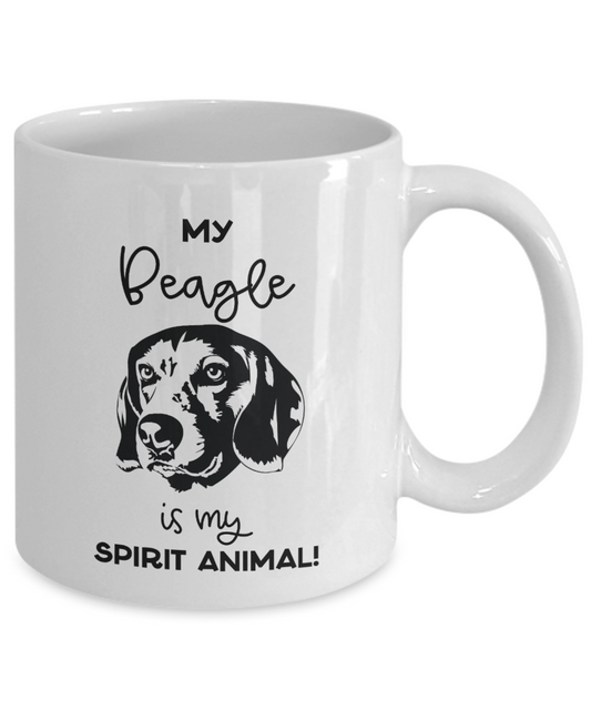 My Beagle Is My Spirit Animal Mug