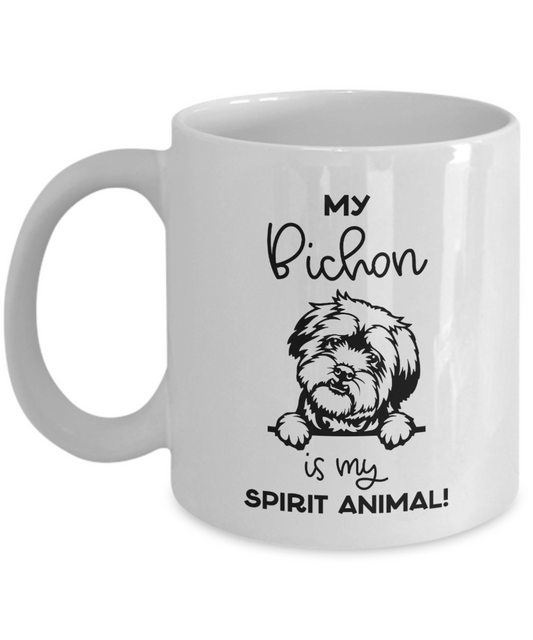 My Bichon Is My Spirit Animal Mug