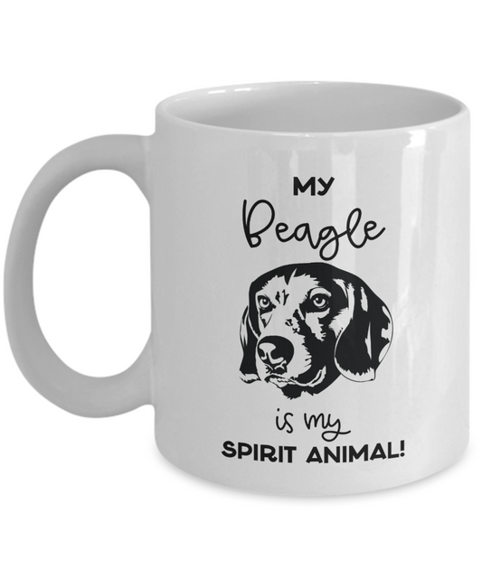 My Beagle Is My Spirit Animal Mug