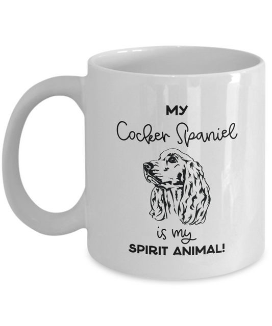 My Cocker Spaniel Is My Spirit Animal Mug
