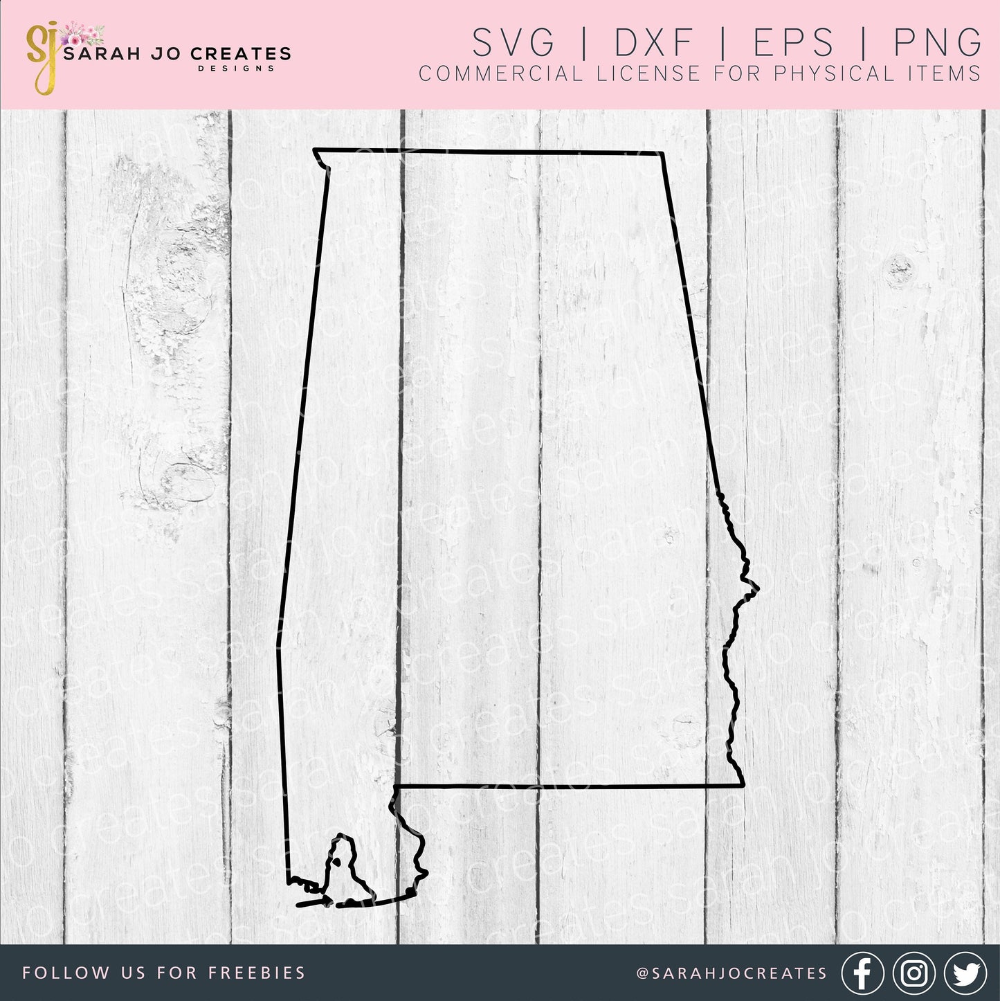 Alabama Outline SVG