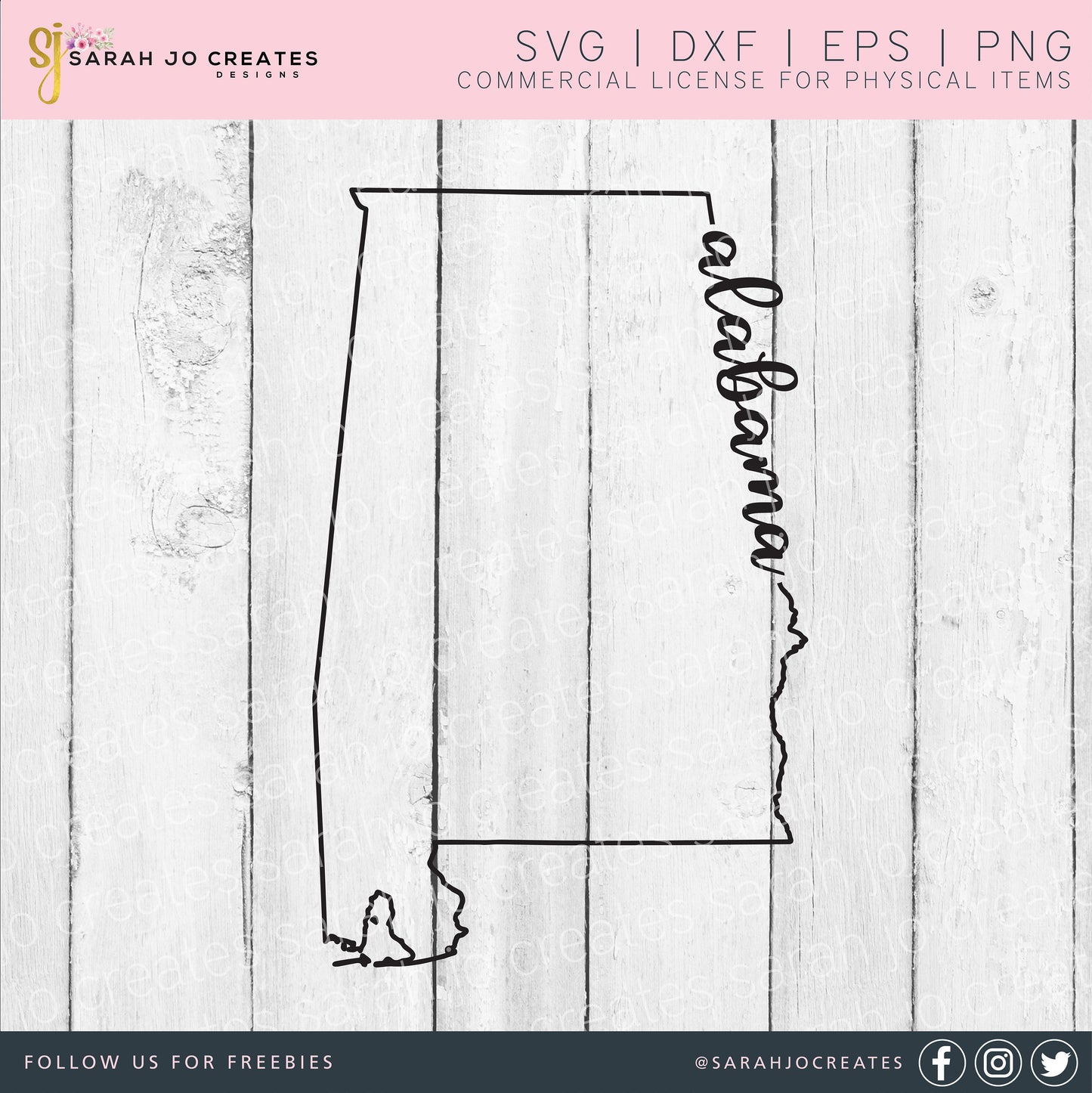 Alabama State Outline SVG