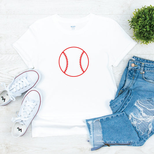 Baseball Outline SVG