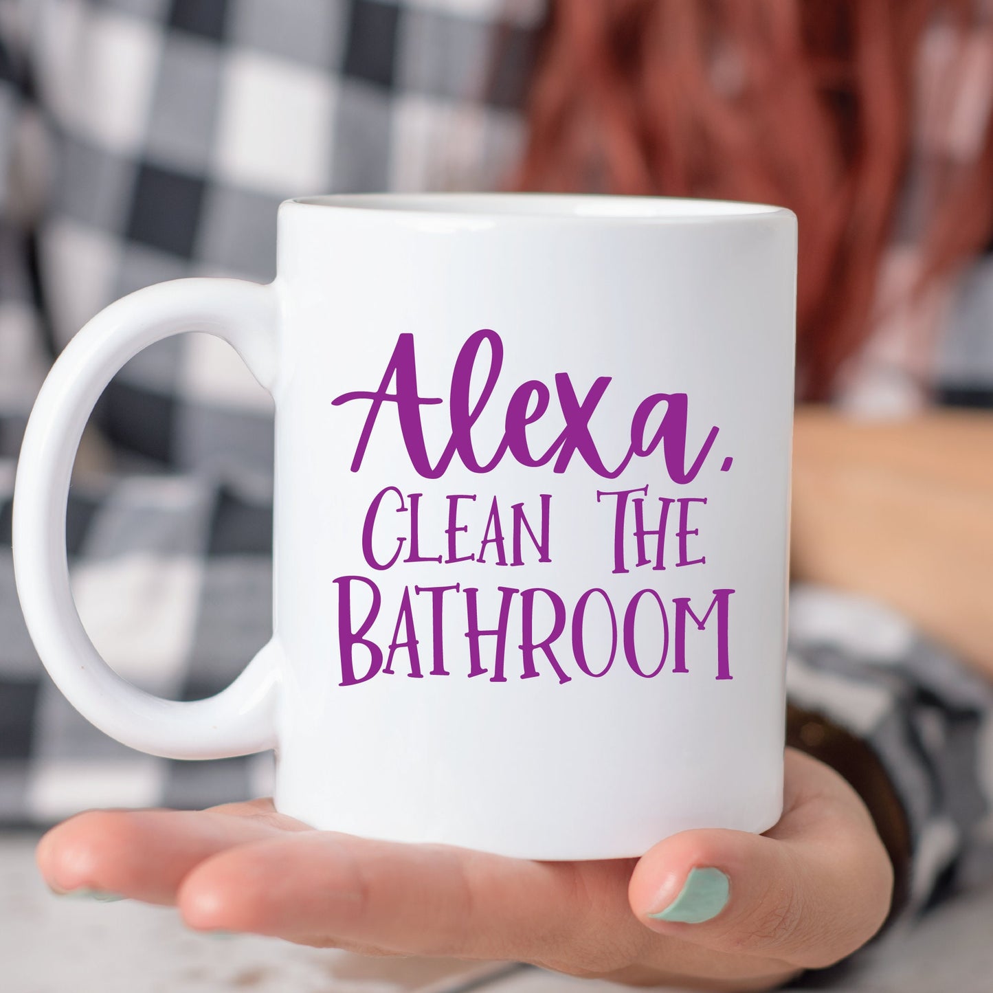 Alexa Clean The Bathroom SVG