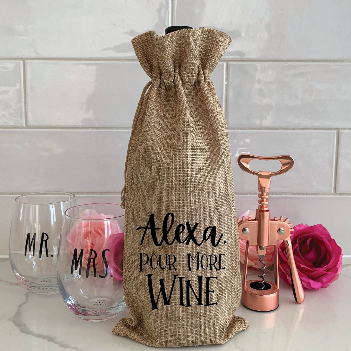 Alexa Pour More Wine SVG
