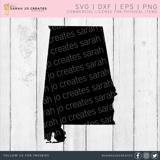 Alabama Silhouette SVG