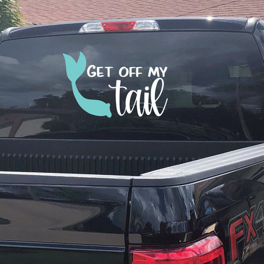 Get Off My Tail Mermaid SVG