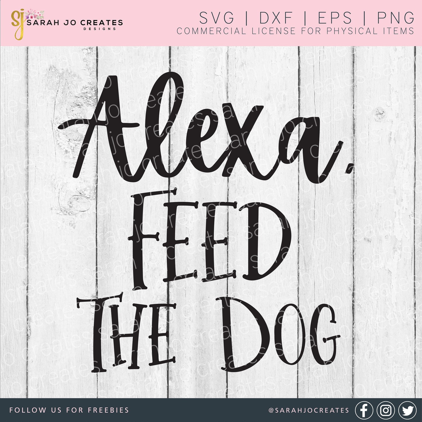 Alexa Feed The Dog SVG