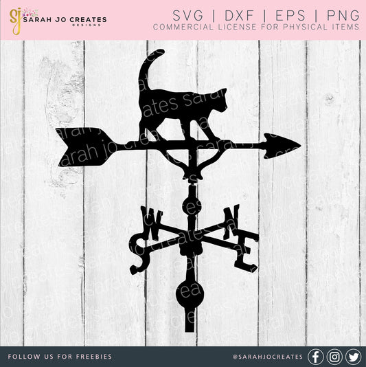 Cat Weathervane SVG
