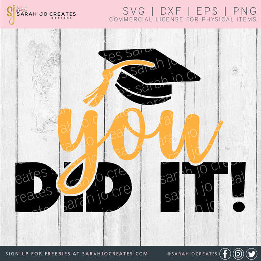 Grad You Did It SVG