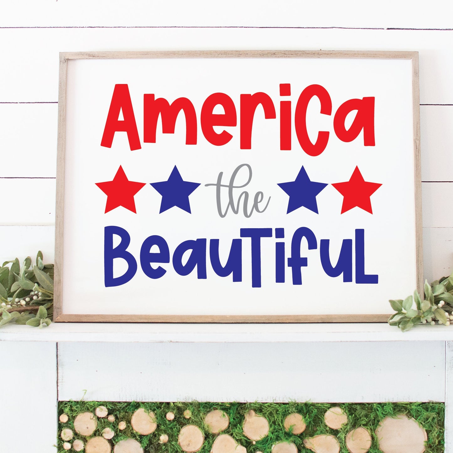 America The Beautiful SVG
