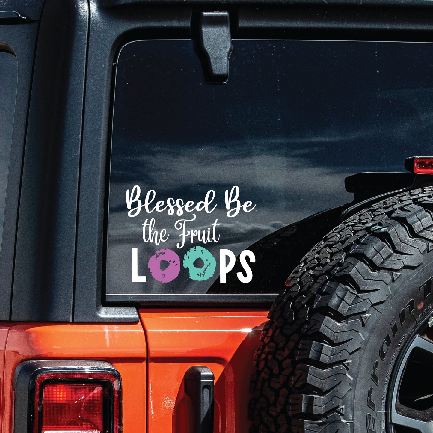 Blessed Be The Fruit Loops SVG
