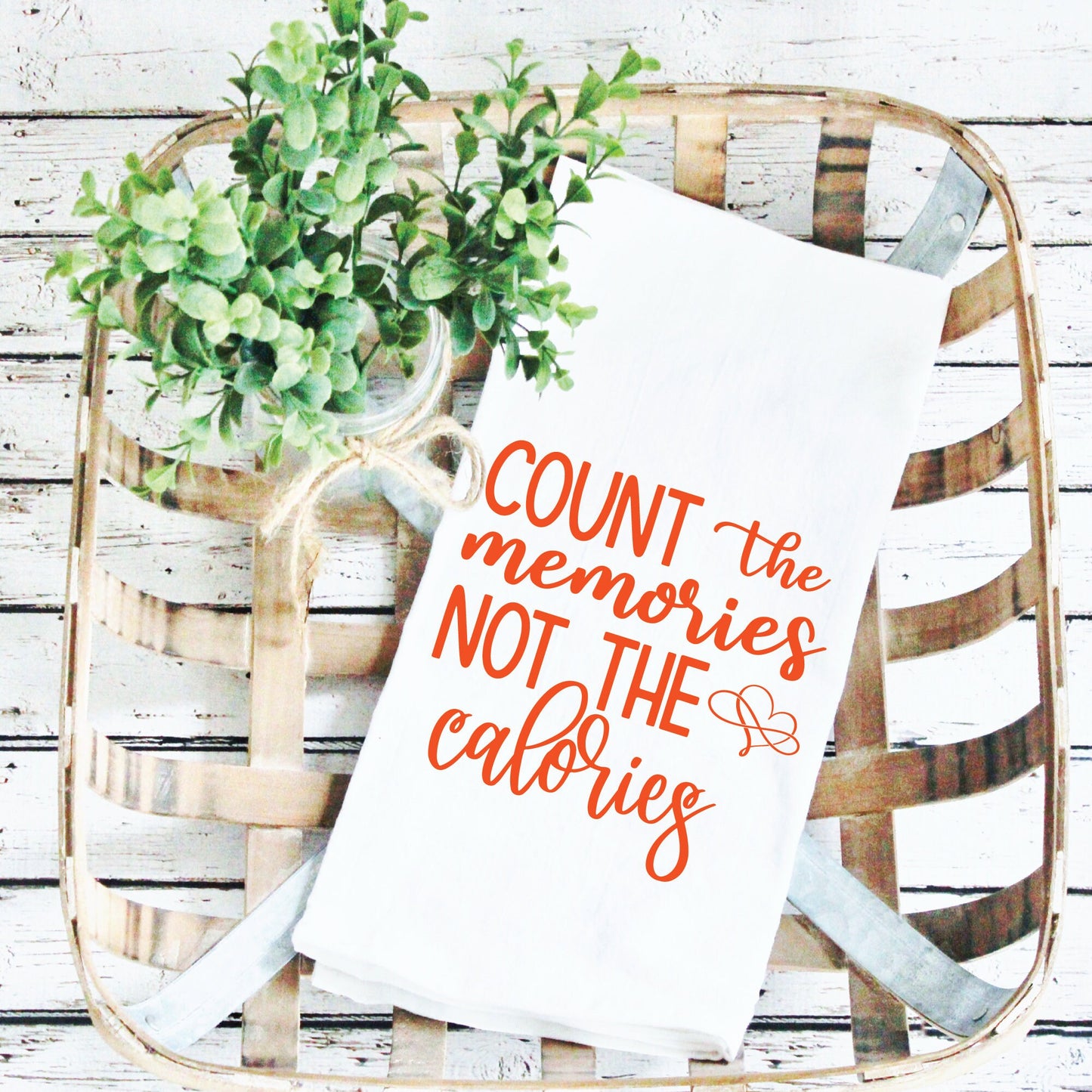 Count The Memories Not The Calories SVG