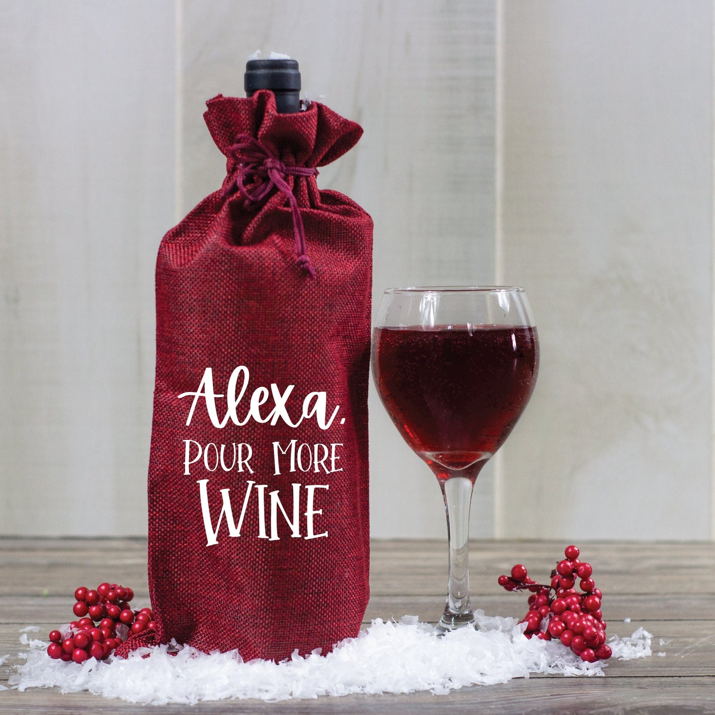 Alexa Pour More Wine SVG