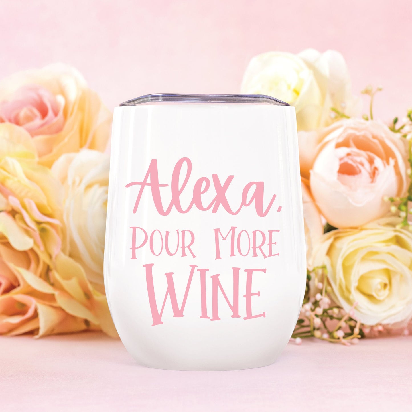 Alexa Pour More Wine SVG
