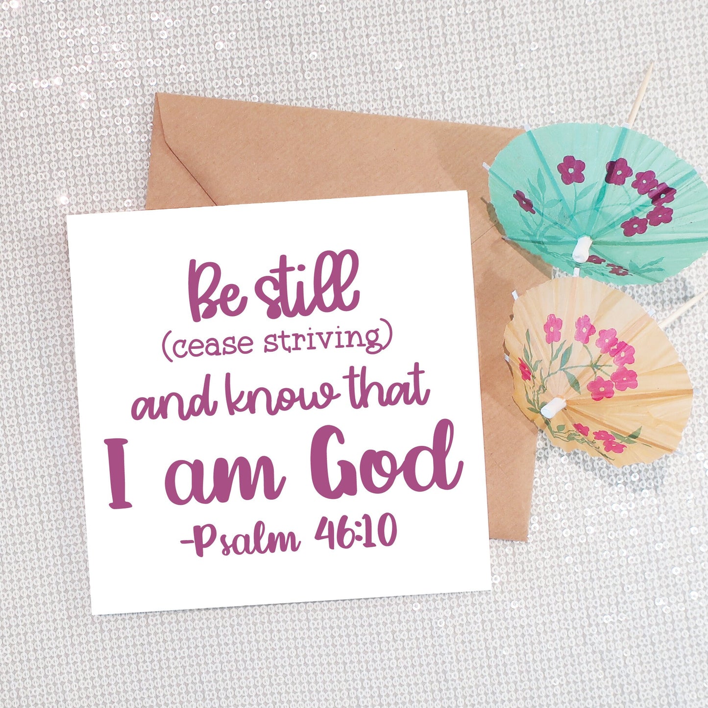 Be Still (Cease striving) And Know That I Am God SVG