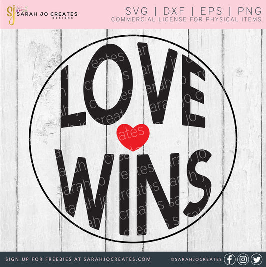 Love Wins SVG
