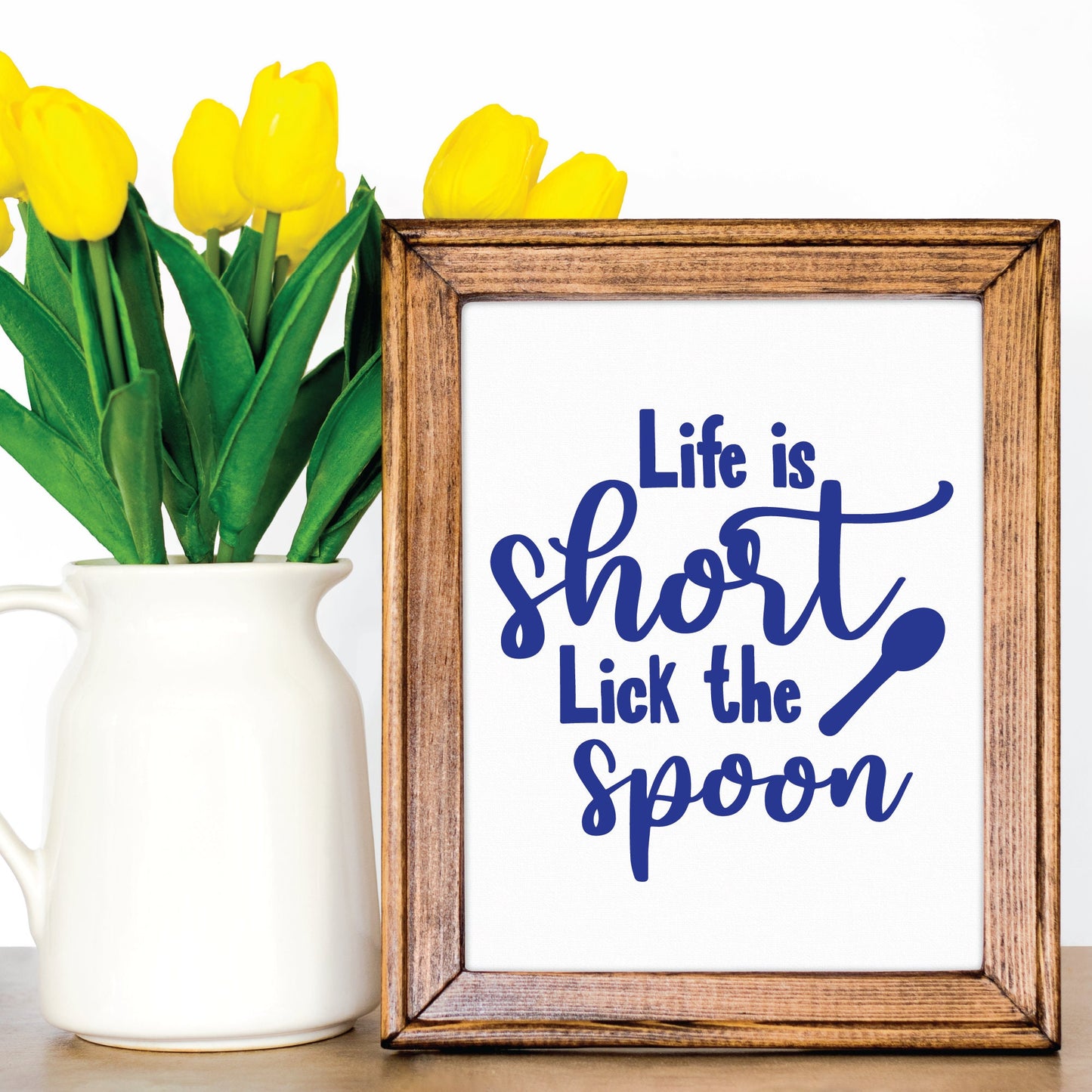 Life Is Short Lick The Spoon SVG