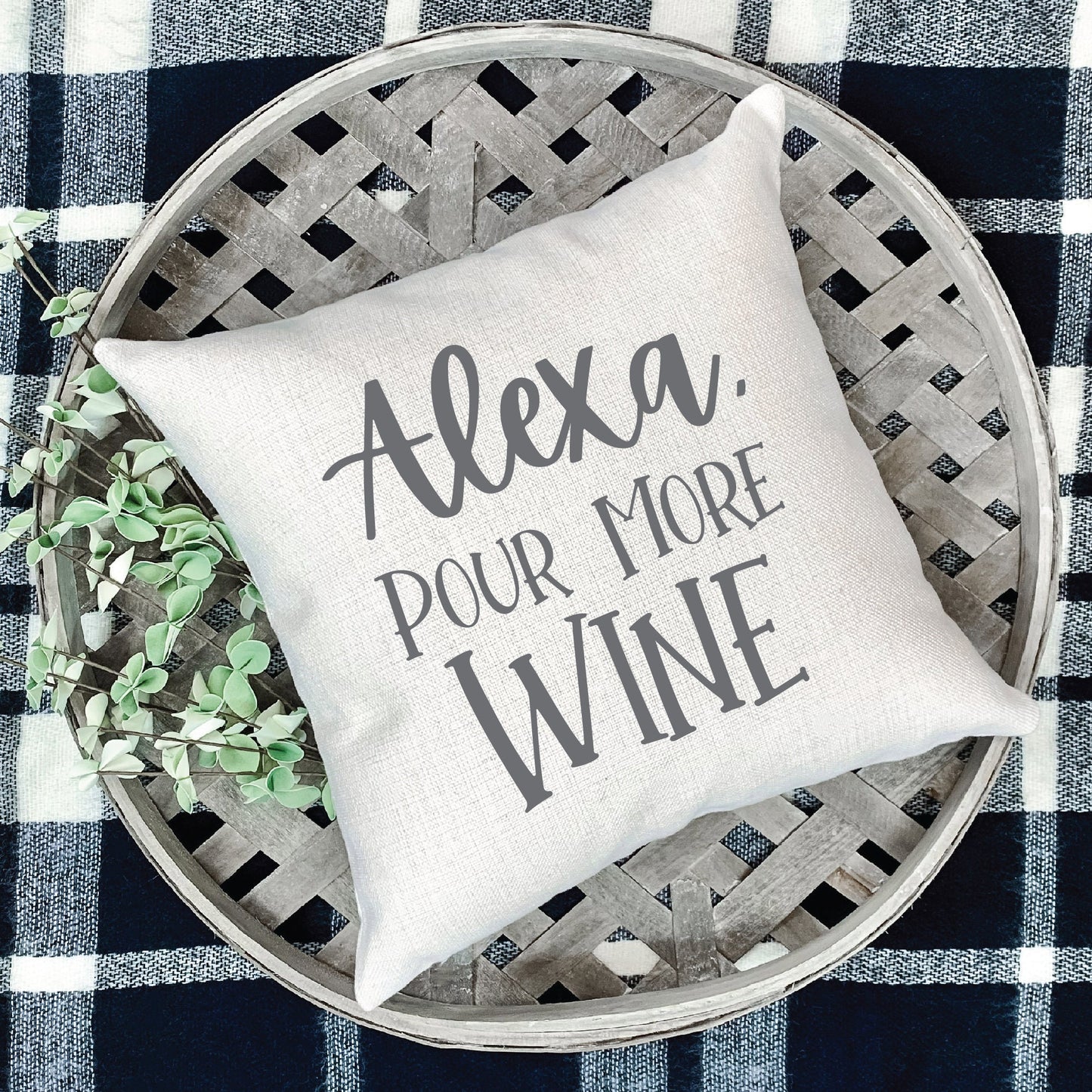 Alexa Pour More Wine SVG