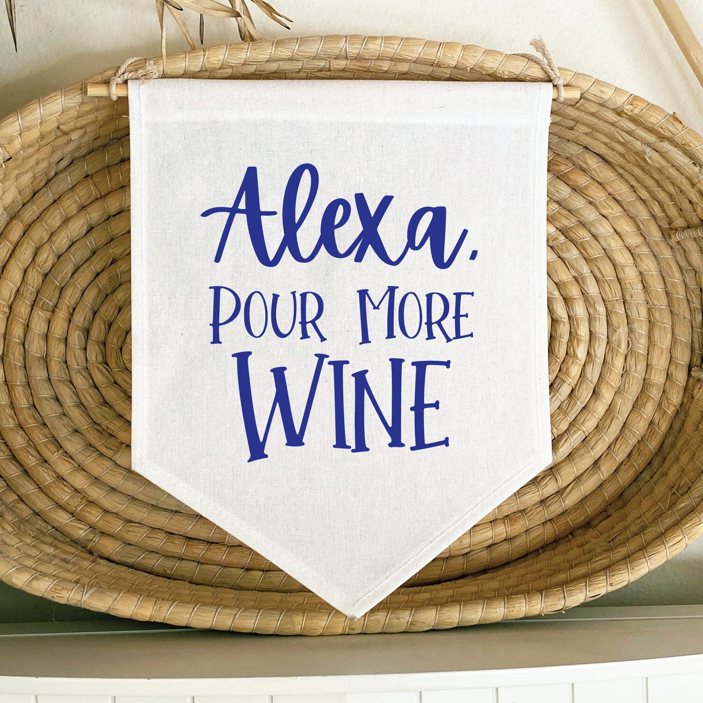 Alexa Pour More Wine SVG