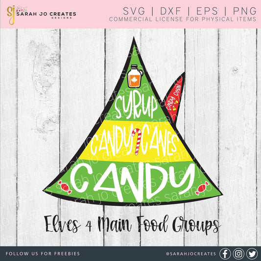 Elves 4 Main Food Groups SVG