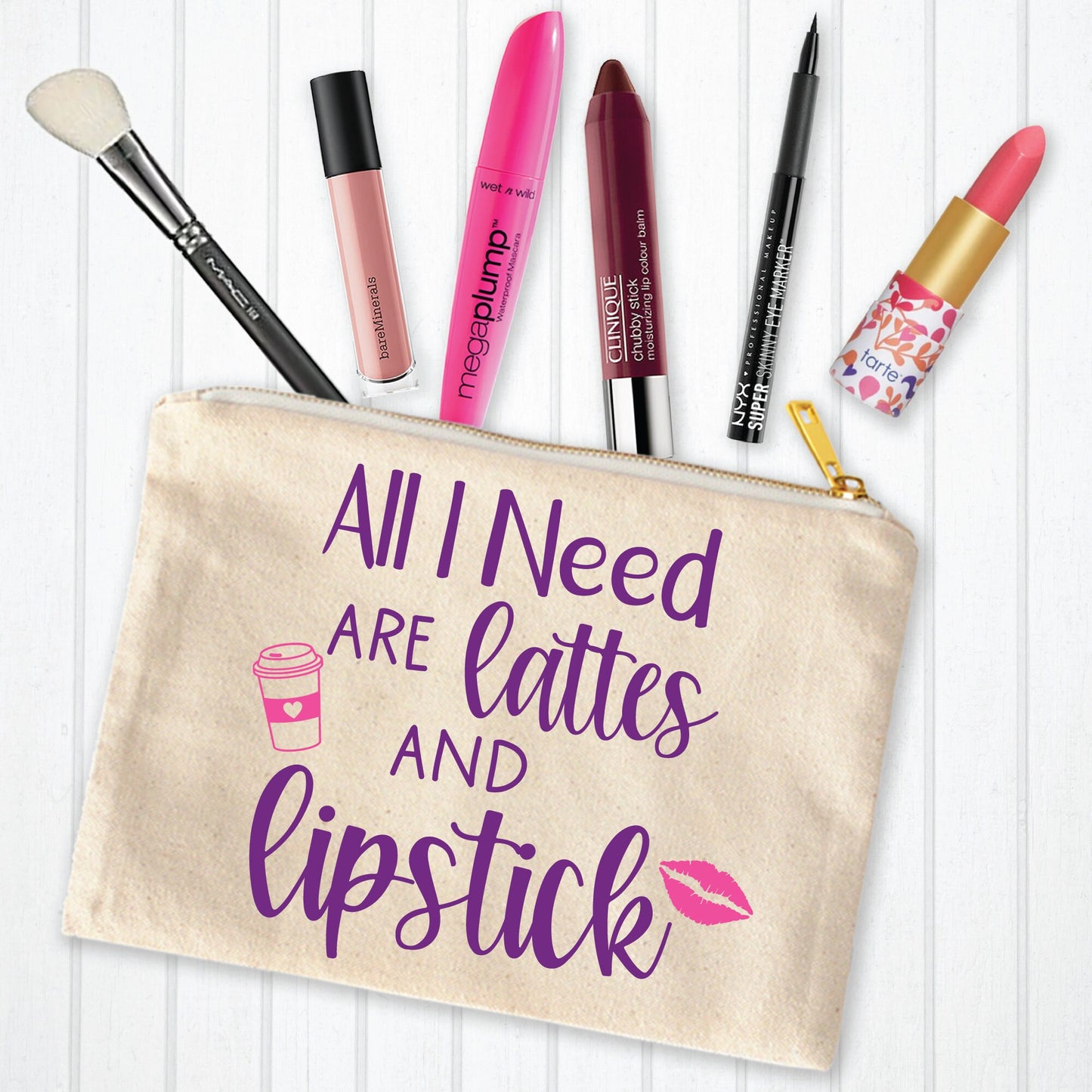 All I Need Is Lattes And Lipstick SVG
