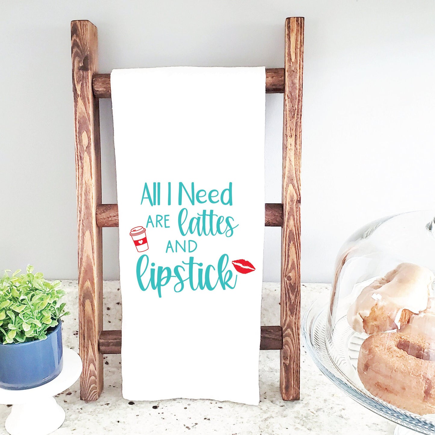 All I Need Is Lattes And Lipstick SVG