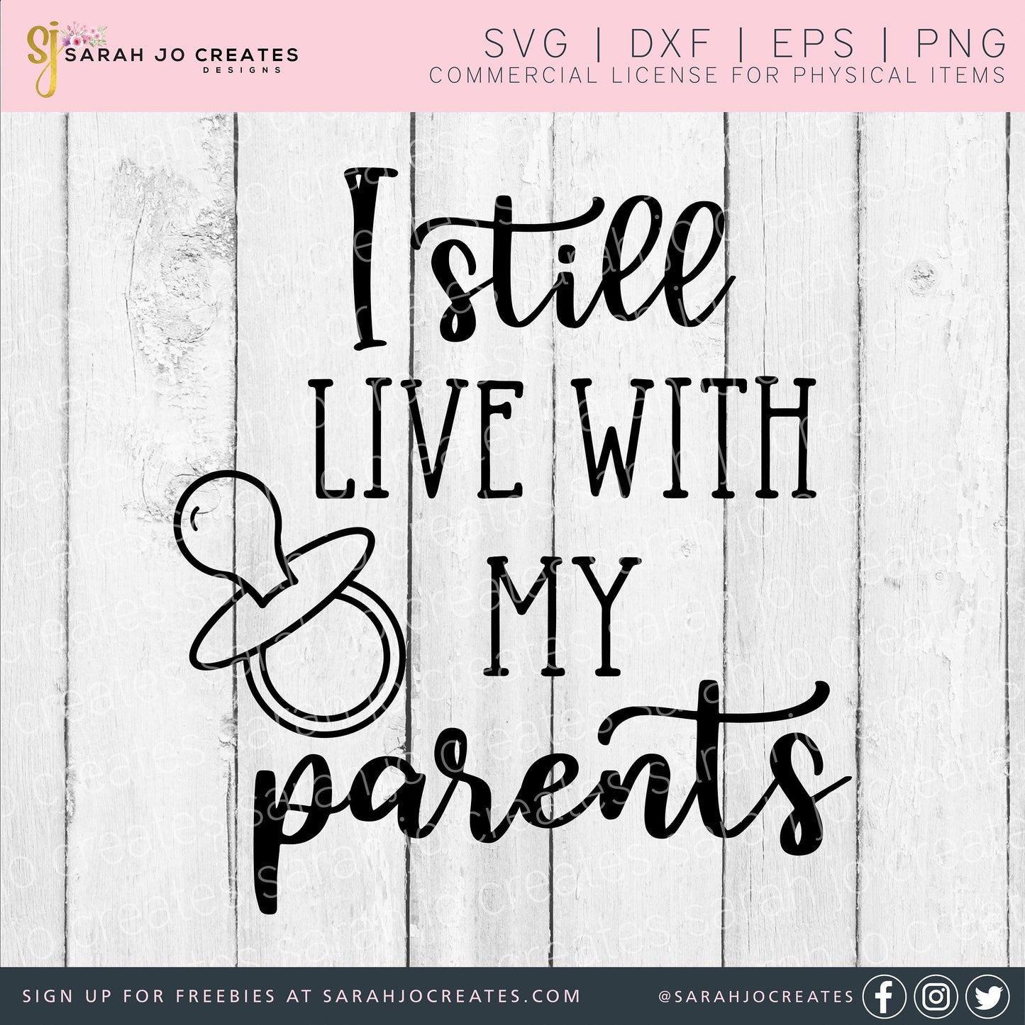 I Still Live With My Parents SVG