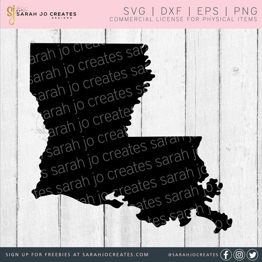 Louisiana Silhouette SVG