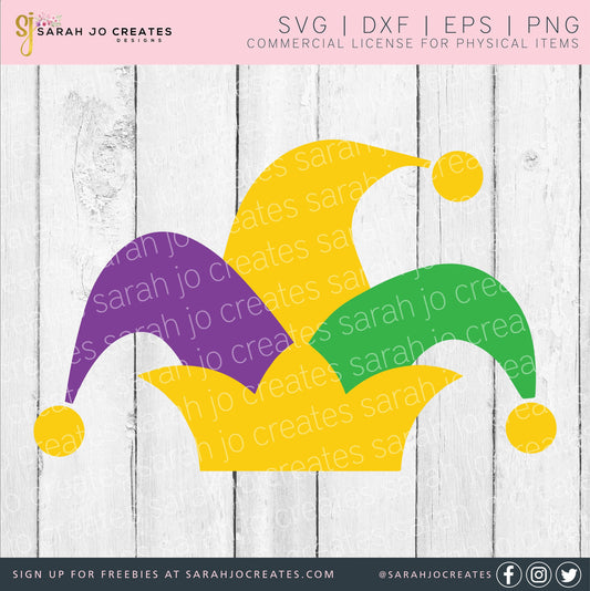 Jester Hat SVG